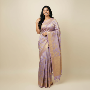 Kanchipuram Saree - Lavendar